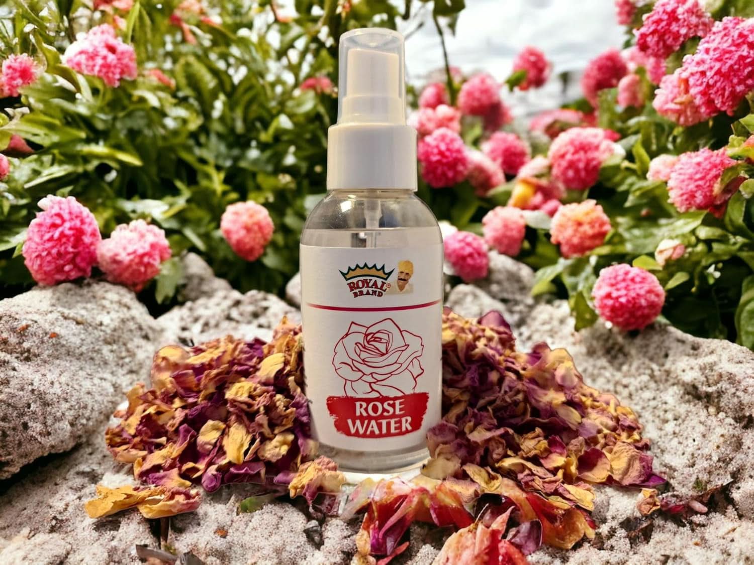 Eau de rose BIO pour la cuisine et la pâtisserie, 100 ml Arome Naty Shop
