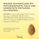 Venchi - Oeuf en chocolat, saveur pistache, à la pistache entière, avec surprise, sans gluten, 500g, collection Pâques, idée cadeau