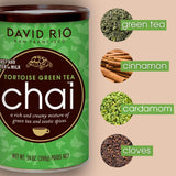 David Rio - Chai Vert Tortue, carton (1 x 398g)
