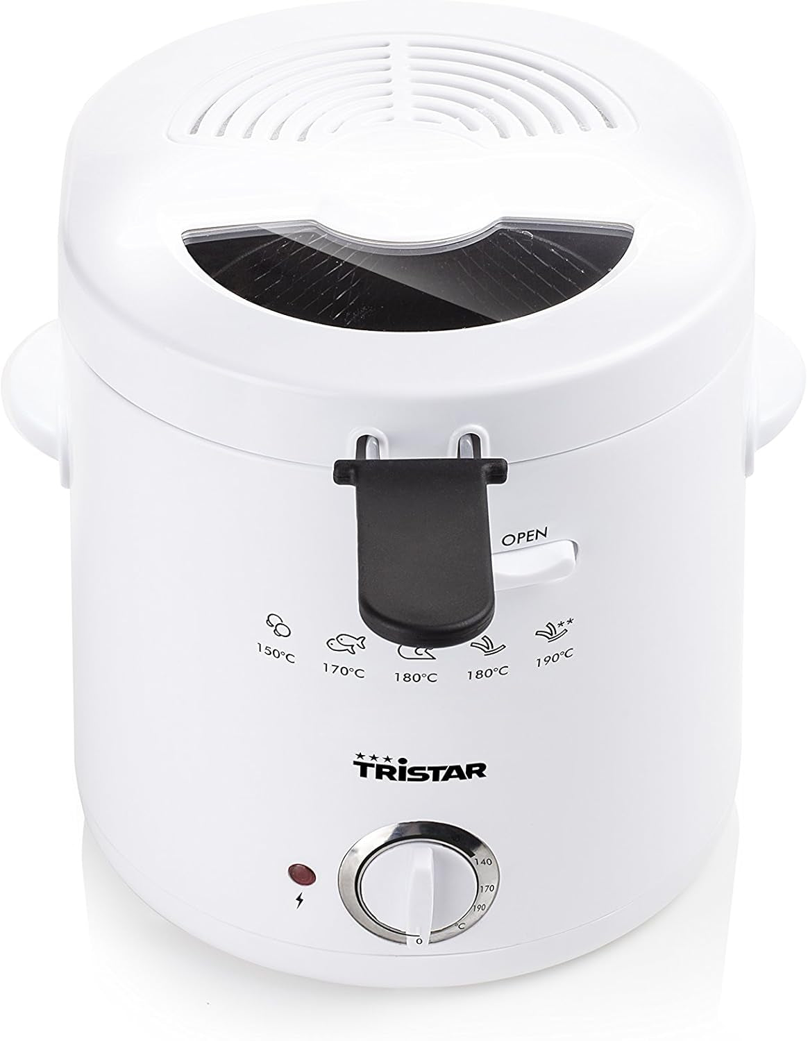 Friteuse Tristar FR-6941 - thermostat, 1,5 L, 1000 W, blanc Electroménager Naty Shop