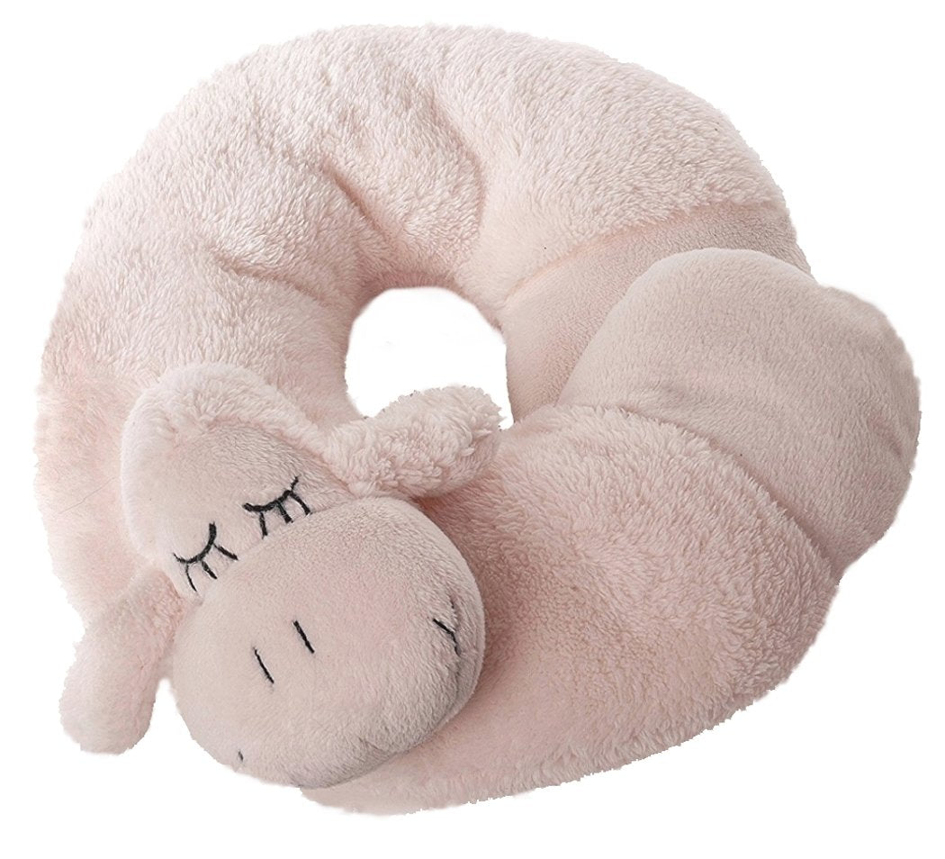 Inware 6580 - Coussin pour le cou en laine, crème, coussin pour le cou Coussin orthopédique cervical Naty Shop