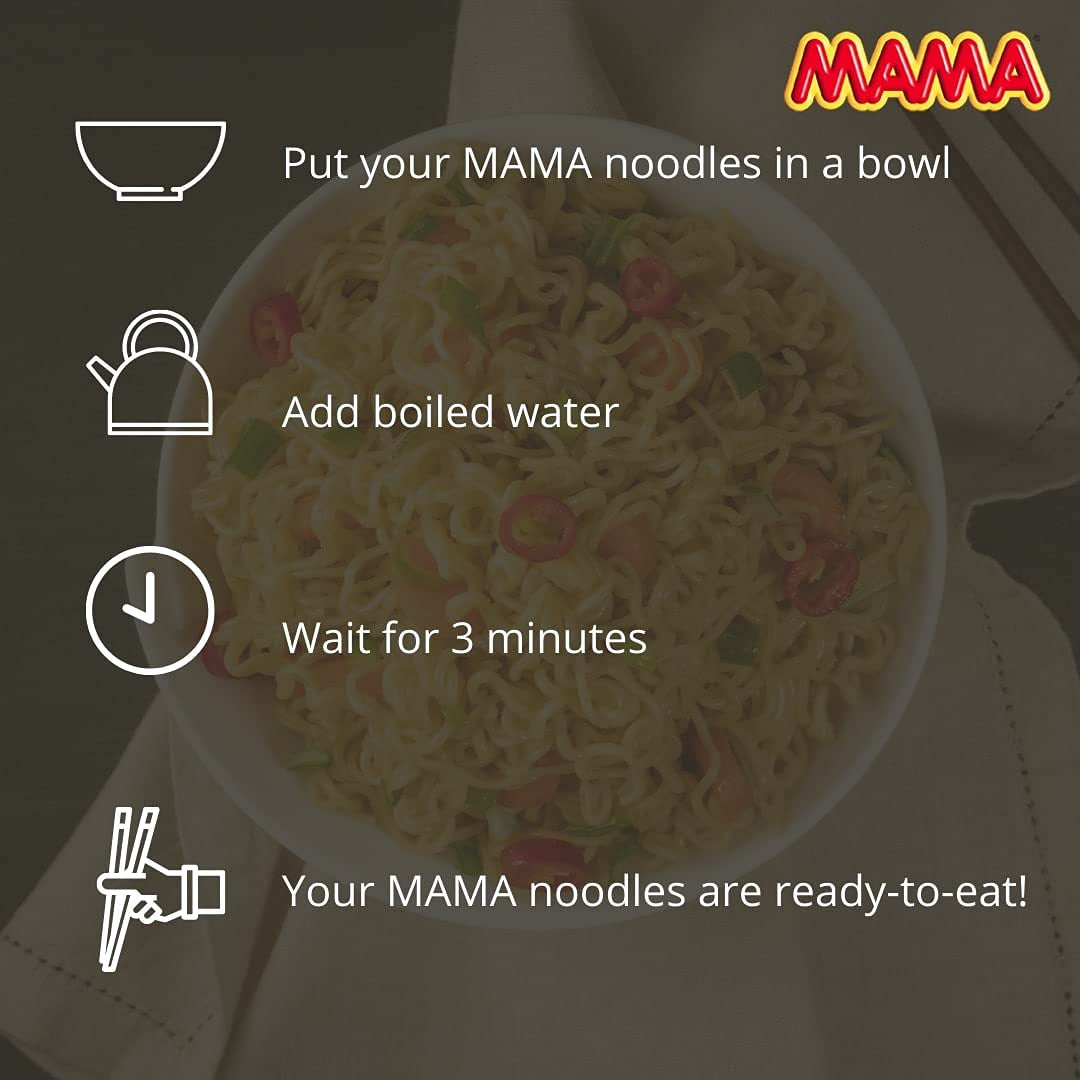 MAMA - Nouilles instantanées aux légumes - (1 x 60g)