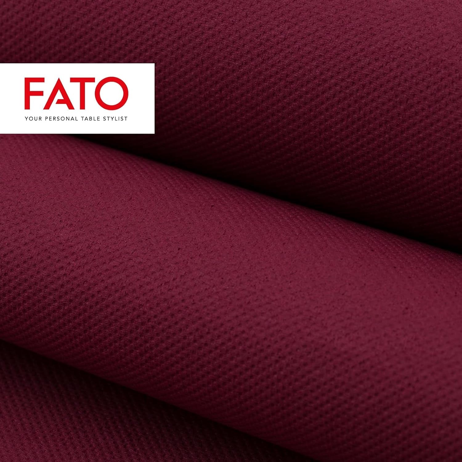 - Papier de soie jetable douceur et douceur, paquet de 40, format 38x38, 4 plis, 2 épaisseurs, couleur bordeaux, papier 100% pure cellulose certifié Fsc (paquet de 3)