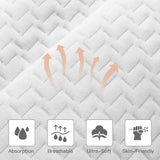 Oreiller Bedstory, Oreiller de Couchage, 2 Pièces, Hypoallergénique, Oreiller Anti-Poussière, Duvet, Qualité Alternative, Oreiller de Lit pour Dormeurs Dos, Ventre et Latéraux, Taille Standard, Lavable, 42 X 70 Cm Naty Shop Oreillers Standard