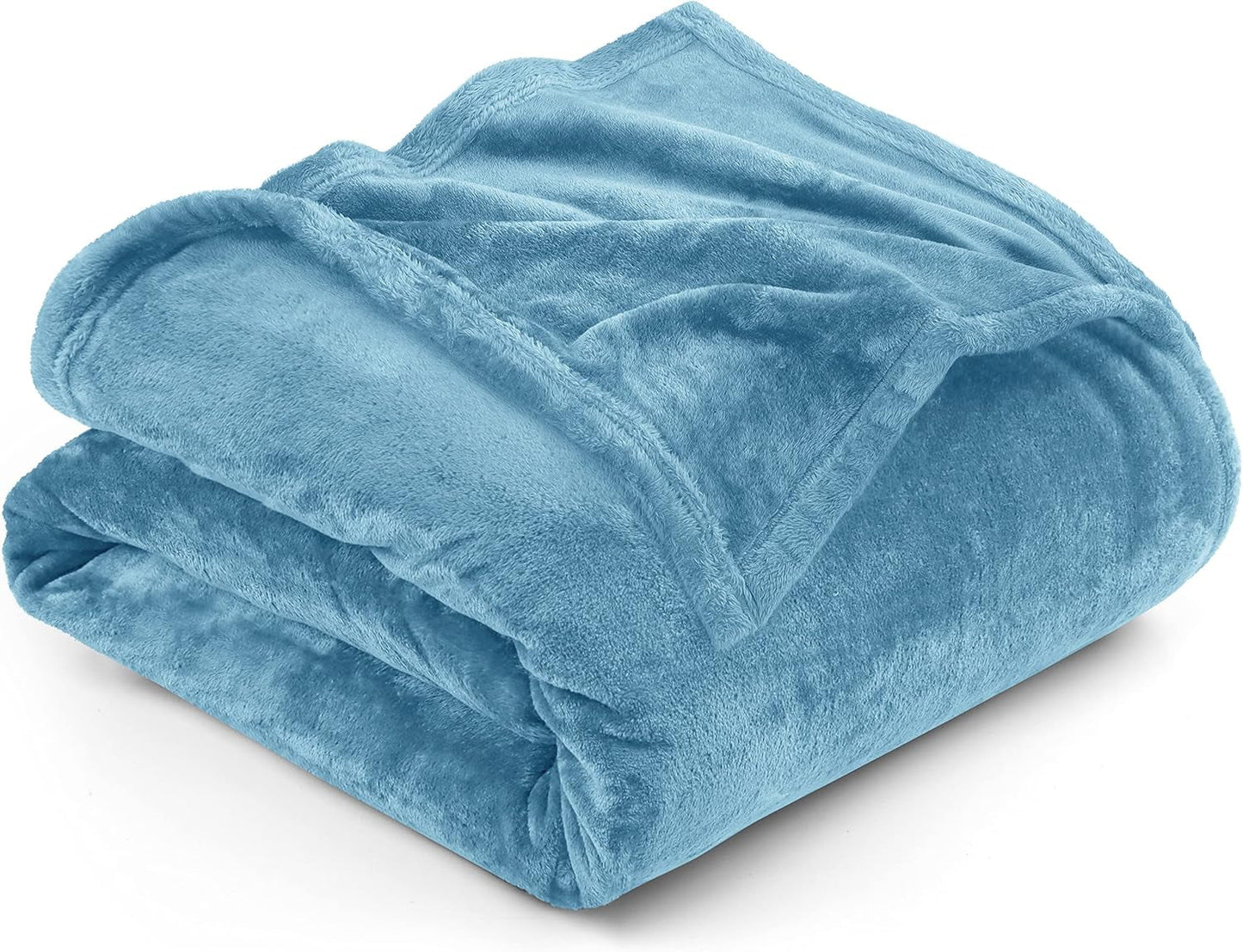Utopia Bedding Housse de couette en polaire [228 x 228 cm, gris] Weiche, Leichte, Warme Flauschige Decke Kuschelige Und Atmungsaktive Decken Für Bett Sofa Couch