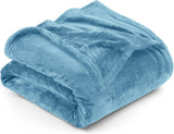 Utopia Bedding Housse de couette en polaire [228 x 228 cm, gris] Weiche, Leichte, Warme Flauschige Decke Kuschelige Und Atmungsaktive Decken Für Bett Sofa Couch