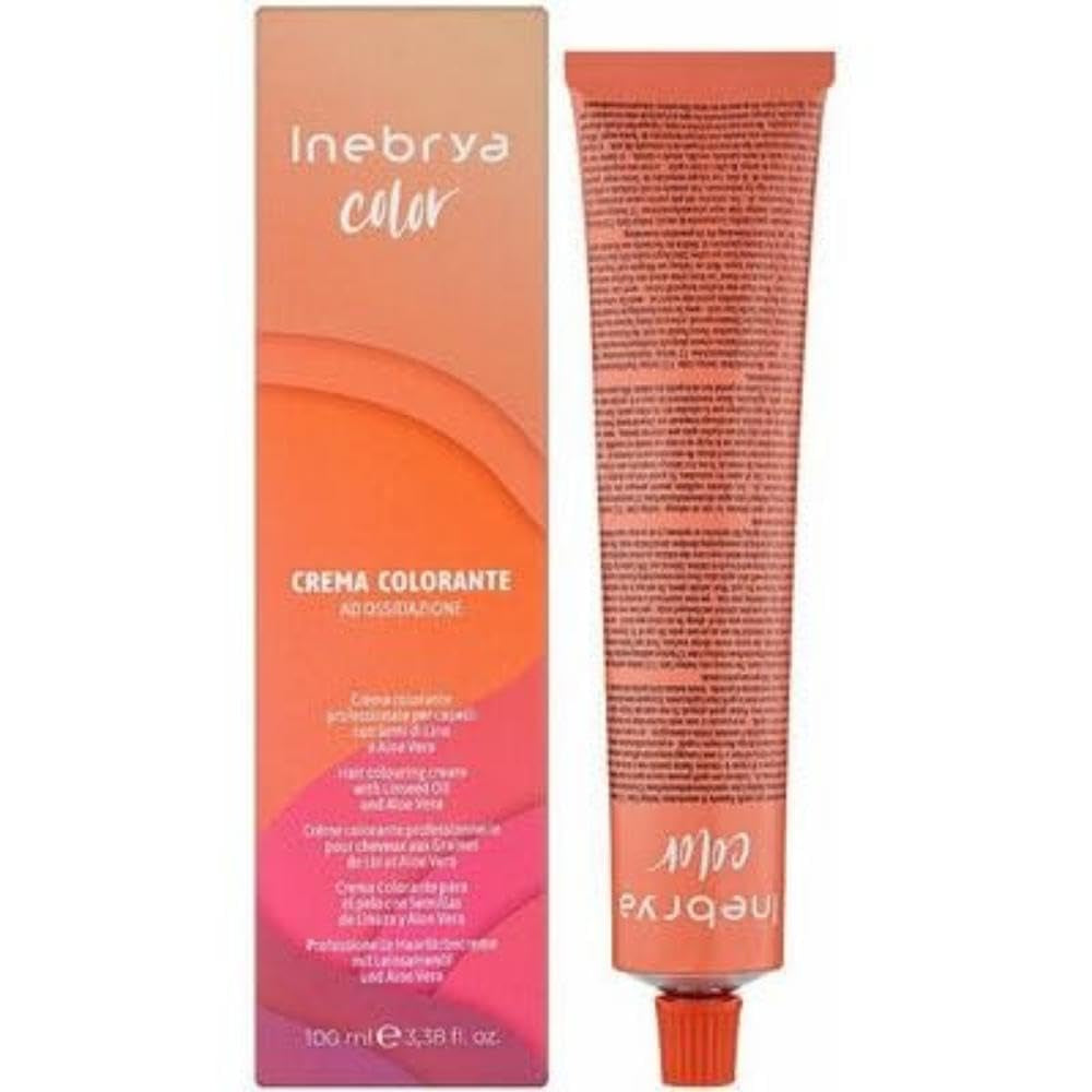 Crème de coloration permanente aux graines de lin et à l'aloe vera 100 ml (- 7,0 blond) Teinture capillaire Naty Shop Intense Natural (6/00 Blond foncé intense 100 G (1 paquet)