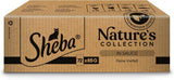 SHEBA Nature's Collection in Gravy - Nourriture humide pour chats de haute qualité, variété fine (MSC) en sachets portionnés - 72 x 85 g
