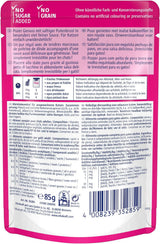 Vitakraft Poésie Délice, nourriture humide pour chat, nourriture pour chat en sauce, à la dinde, en vrac, sans sucre ni céréales ajoutés (23 x 85g)