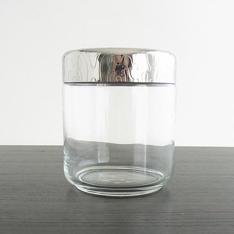 Alessi MW21/75 Pot de cuisine en verre enduit 75 cl Boîtes de conservation alimentaire Naty Shop
