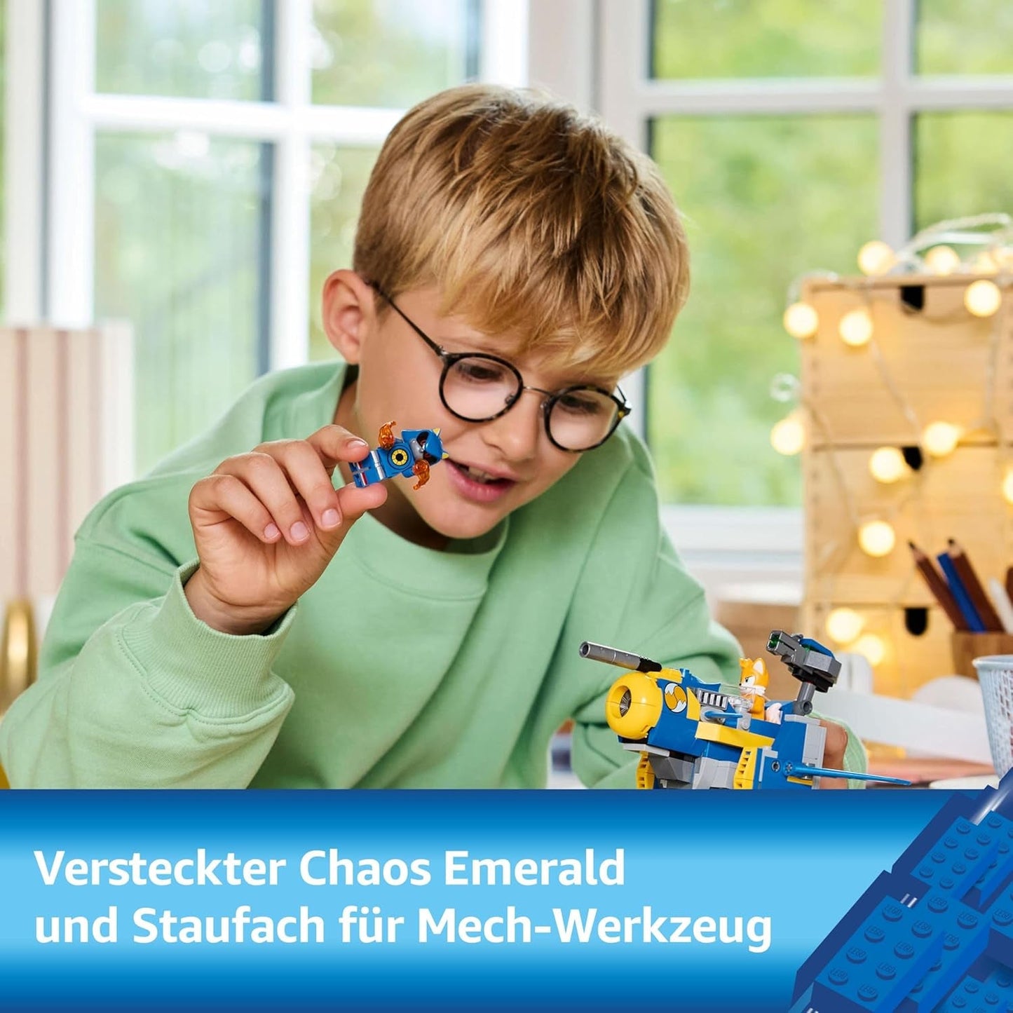 LEGO Sonic le hérisson Cyclone contre. Metal Sonic - Jouet à collectionner Mechs avec 2 figurines de jeux vidéo - Idée cadeau pour les garçons et les filles à partir de 8 ans et les adolescents fans de jeux 77002 Jeux de construction Besuche den LEGO-Store