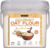 Gruau Weider Gourmet (1,9 kg) saveur brownie. Gruau à grains entiers. Source de protéines à faible teneur en sucre.