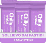 Chilly Lenitivo - Lingettes nettoyantes apaisantes, paquet de 6 lingettes humides pour bébé Naty Shop