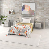 Couette d'été imprimée fantaisie, garnissage polyester, Pétales, 260X270Cm Couettes et quilts Naty Shop Acquerello 170X270Cm