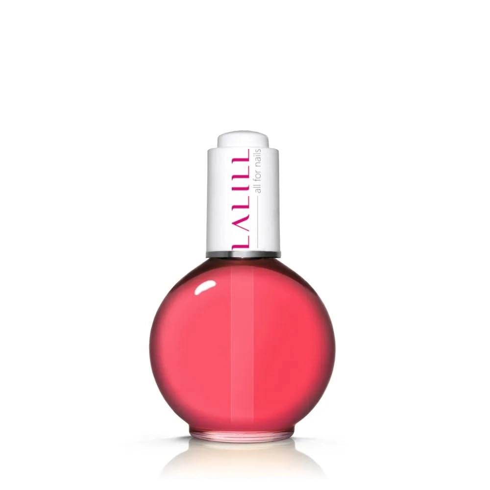 LALILL Nail Cuticle Oil 75Ml - Himbeere Nagelpflegeöl - Nagelöl Pflege Für Nägel Nagelhaut - SPA Maniküre Naildesign Hände - Vegan - Avec Pipette