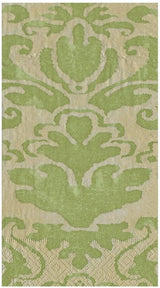 Serviettes en éponge Palazzo Guest, vert mousse, 15 par paquet