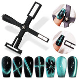 SUPWEE Outil magnétique pour ongles 5 en 1, aimant œil de chat rose pour ongles, stylo magnétique multifonction DIY, ensemble de stylos magnétiques 3D magiques, bâton magnétique pour Nail Art, outil de bricolage