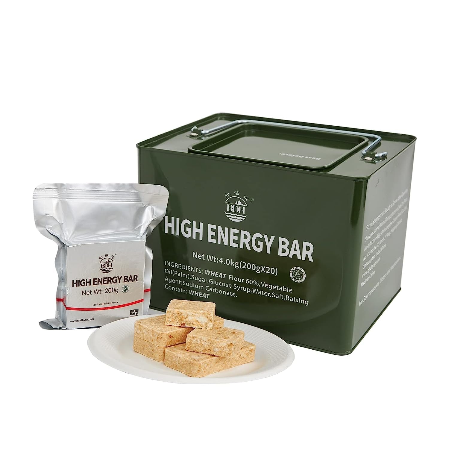 Barres d'urgence Tablettes de survie au goût de chocolat pour les activités de plein air Camping Urgence Blizzard Tremblement de terre Kit de préparation longue durée 12 pièces
