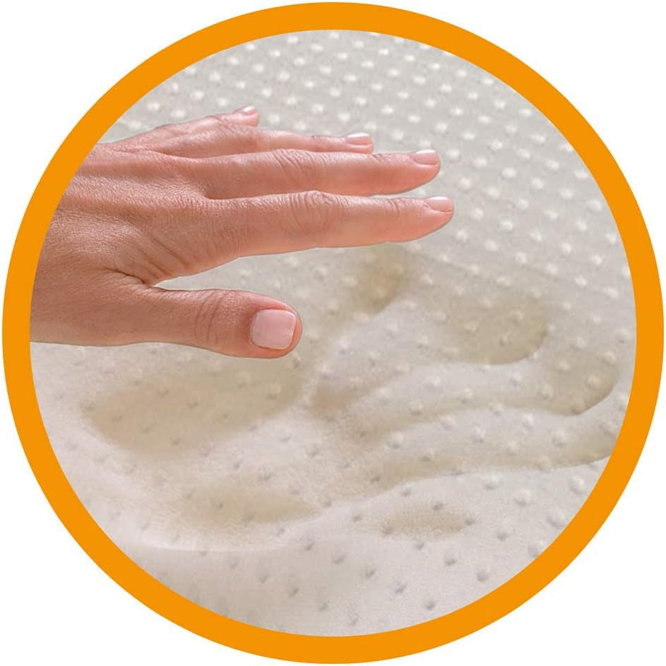 Oreiller à mémoire de forme Marcapiuma, vert, naturel, aux herbes, 2 pièces Oreillers standards Naty Shop