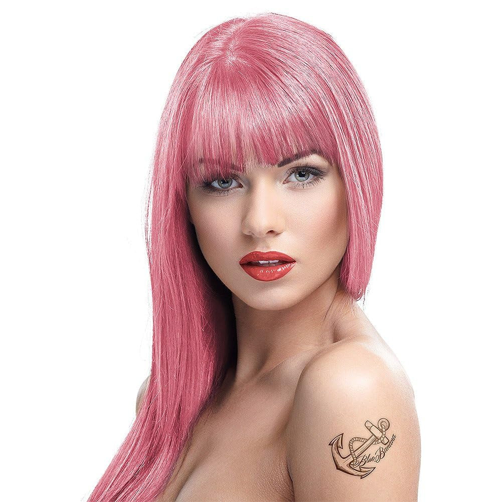Crème colorante semi-permanente UV GO TOXIC, 100 ml (1 paquet) Teinture capillaire Naty Shop Rose 200 Ml (1 paquet)