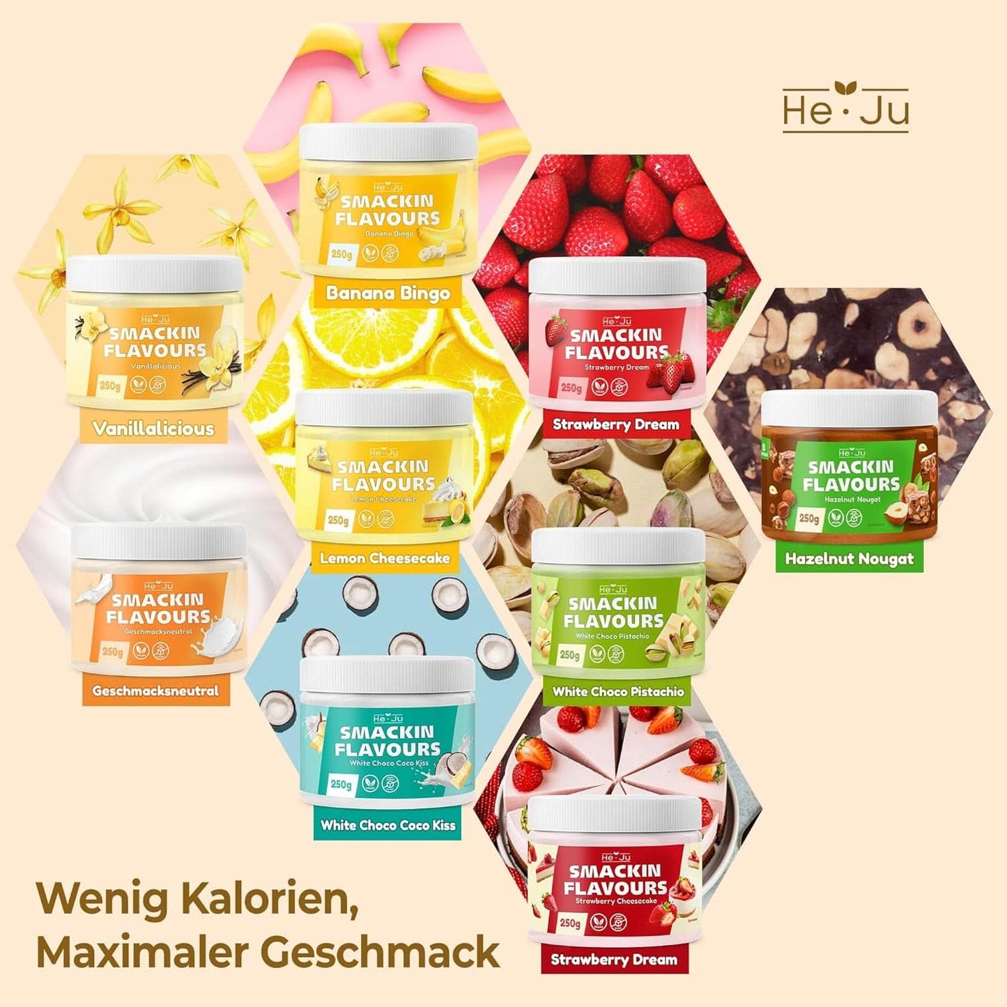 He-Ju, Poudre à saveur neutre, 250 grammes Aromas Naty Shop
