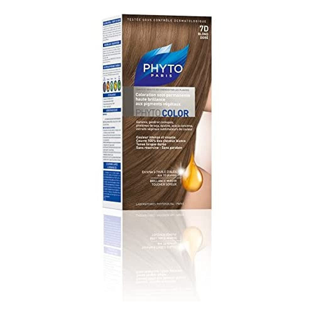 Coloration permanente, 5.3 Châtain Clair Doré Teinture Naty Shop Nr. 7D : Blond Doré