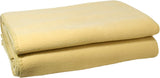 Couverture Zoeppritz en couleur: Rouge, Composée de 65% Polyester, 35% Viscose, Taille: 160X200 Cm, 103291-235-160X200 Lits et Couvertures Zoeppritz Depuis 1828 165 Curcuma 160X200 Cm