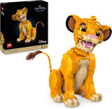 Lego Ç€ Disney Simba Le Jeune Roi Lion Figurine animale créative Jouet de construction à collectionner Activité relaxante pour adultes Idée cadeau pour les femmes 43247 Ensembles de construction Besuche den LEGO-Store Default Title