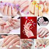 8 boîtes Nail Art Strass Kit - Nail Art Gemischt Strass Set, Nagel Kunst Strasssteine ​​​​Gems Perlen Edelsteine ​​​​Bunt Pferdeaugen Strass pour Nageldesign Zubehör Mit 1 Pinzetten et 1 Strass Picker pour DIY