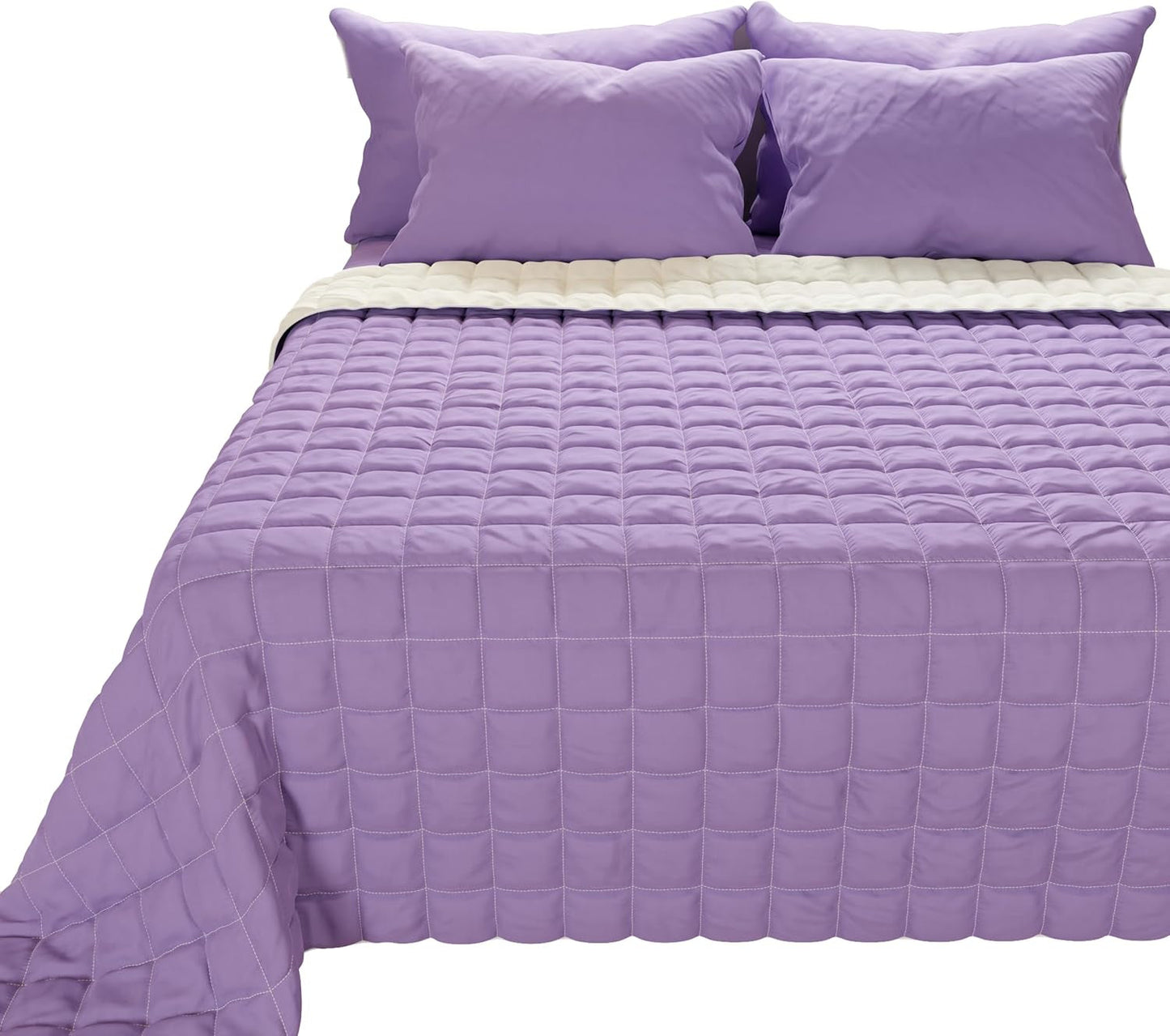 PETTI Artigiani Italiani - Couvre-lit simple, housse double face, housse à ressorts, bleu nuit, blanc, 100% Made in Italy Couettes et couettes Naty Shop Rose Lit 180 (260 X270 Cm)
