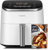 Cosori Turboblaze Friteuse à air chaud Airfryer, 9-en-1, 6 litres, appareils silencieux Naty Shop White Turboblaze