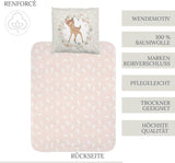 Linge de lit fille, Bambi, 100% coton Linge de lit - enfant Naty Shop