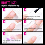 Types d'ongles en Gel moyen Ballerine, 504 pièces: pointes d'ongles en Gel PMMA, Extensions d'ongles, ongles artificiels, 12 tailles