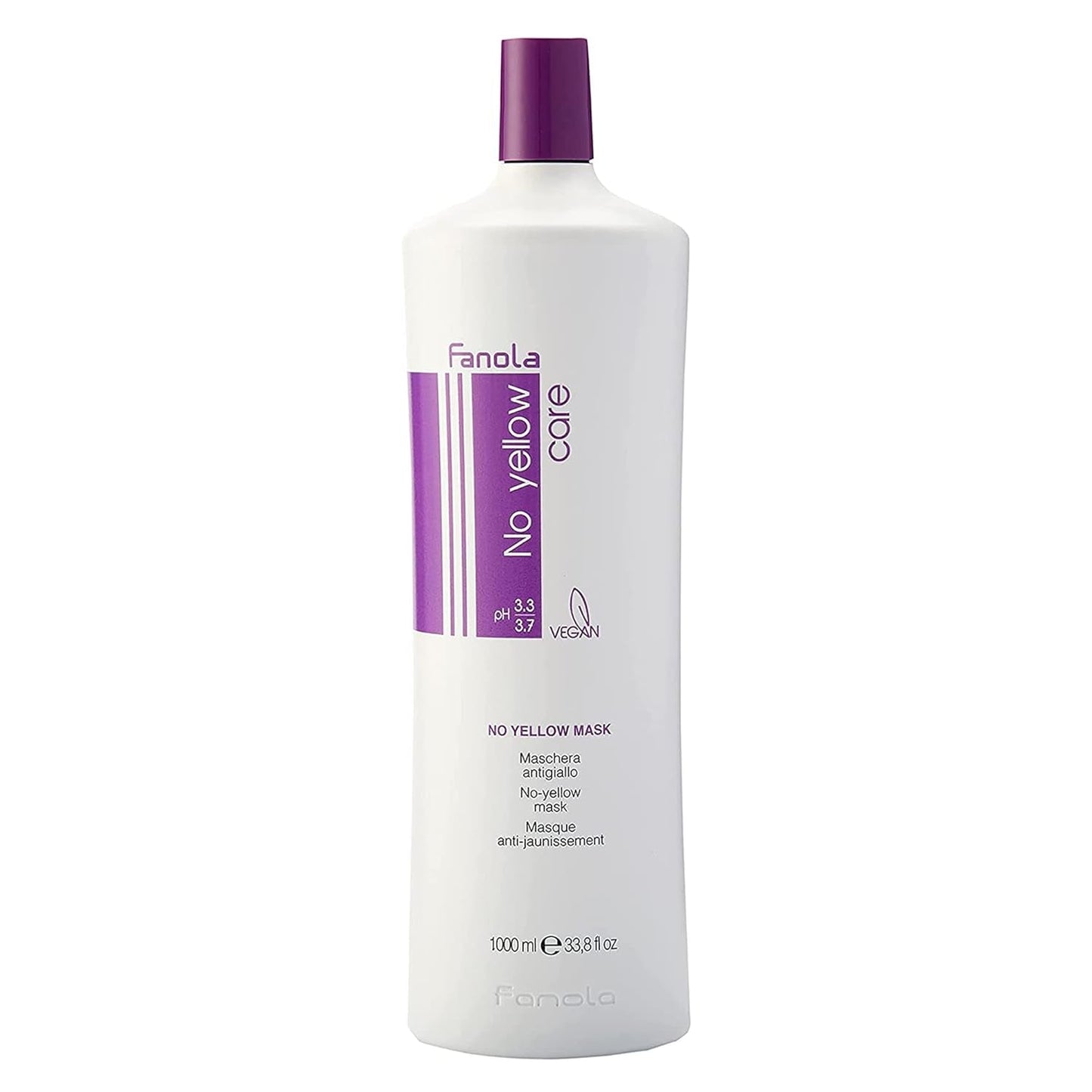 Fanola No Yellow Mask - soin, 1 litre Naty Shop masque capillaire 1 litre (1 paquet)