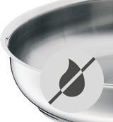 WMF Profi plat à rôtir 28 cm induction, poêle en acier inoxydable Cromargan, casseroles et poêles découvertes Naty Shop