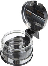 Shaker classique, 250 ml, avec cuillère, acier inoxydable, argent/transparent, 13 x 10 x 9 cm, 2 pièces