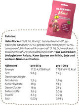 HAFERVOLL Minis Colza et Banane 8x 65g - Certifié bio, au miel, sans sucre ajouté, parfait à partager