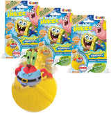 INKEE Bob l'éponge Surprise Bombe de bain pour enfants Bob l'éponge à collectionner 80 grammes Naty Shop Lot de 3 bombes de bain Bob l'éponge surprise