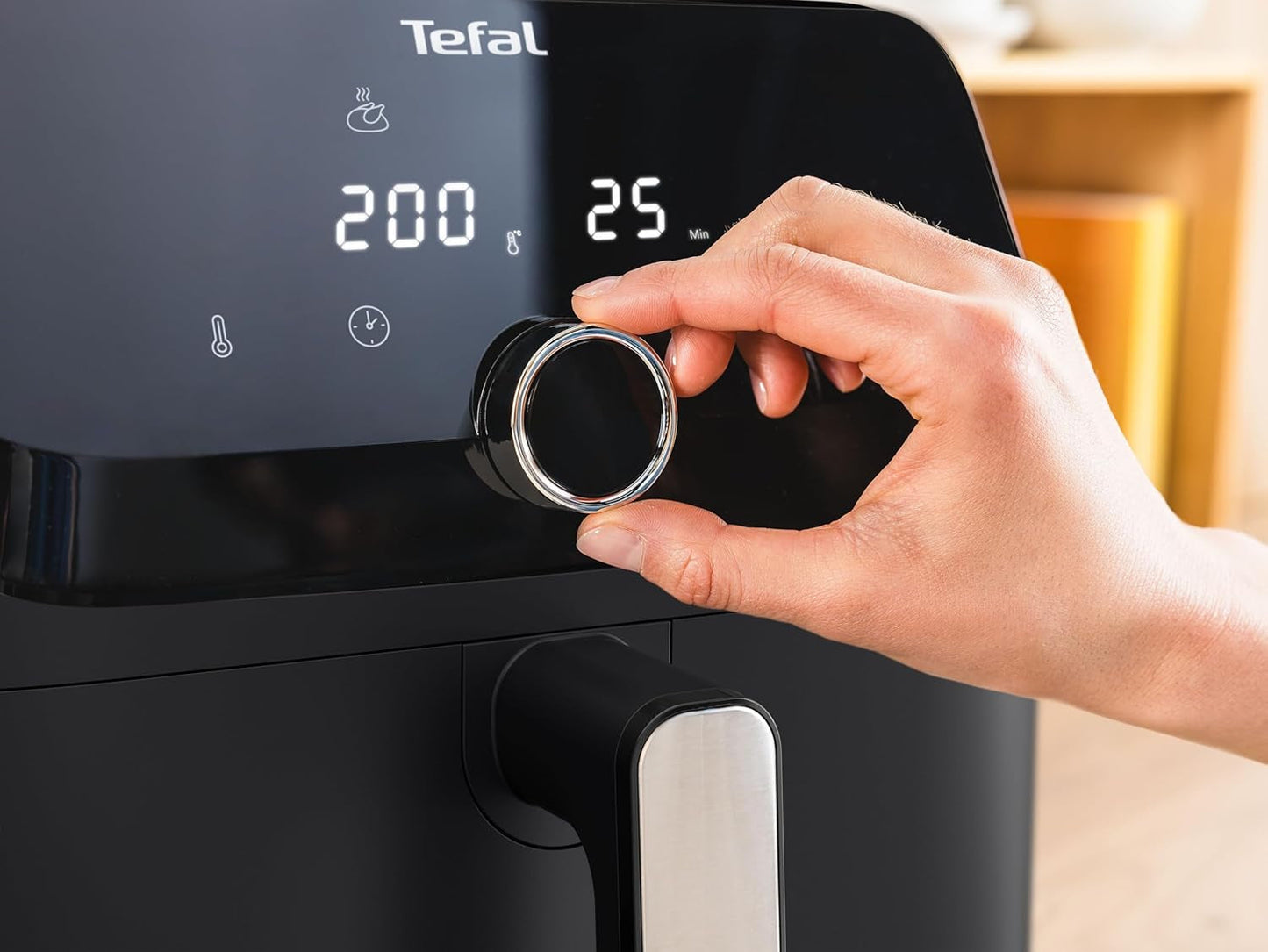 Friteuse à air chaud Tefal Easy Fry Mega, capacité de 7,5 litres, jusqu'à 8 personnes, EY8558E0 Électroménager Naty Shop