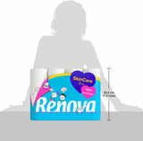 Papier toilette Renova Skincare, 3 couches, blanc, 24 rouleaux