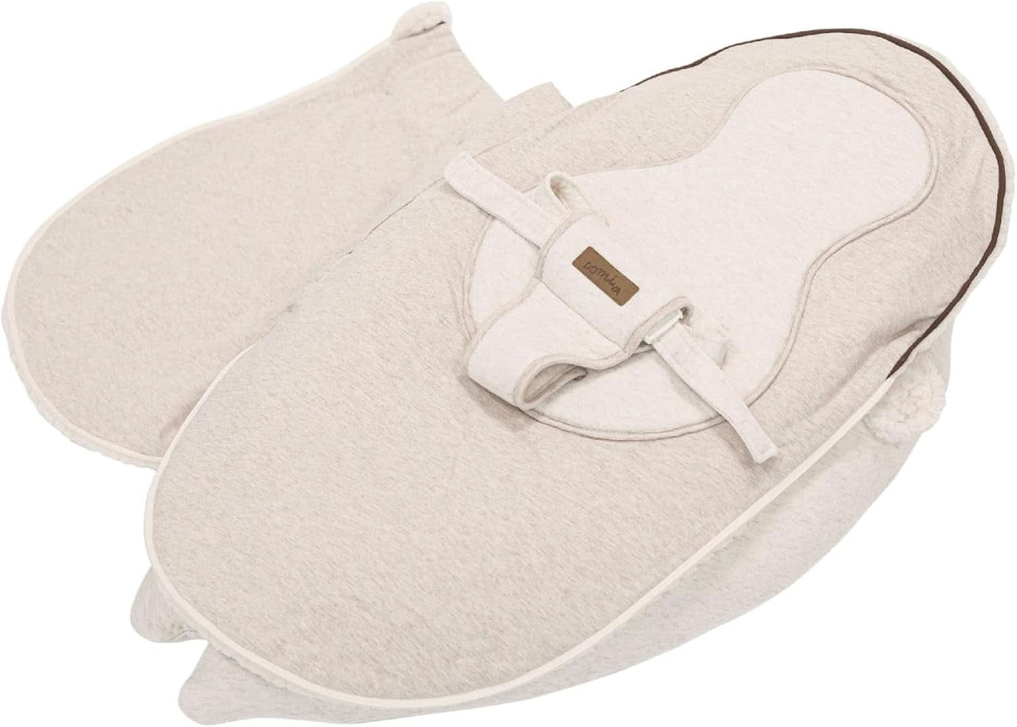 Coussin d'allaitement multifonction 4 en 1, Soft Nova, beige, oreiller simple : 202 cm, fauteuil, 40 X 75 X 22 cm Accessoires Alimentation et Allaitement Bebe Naty Shop