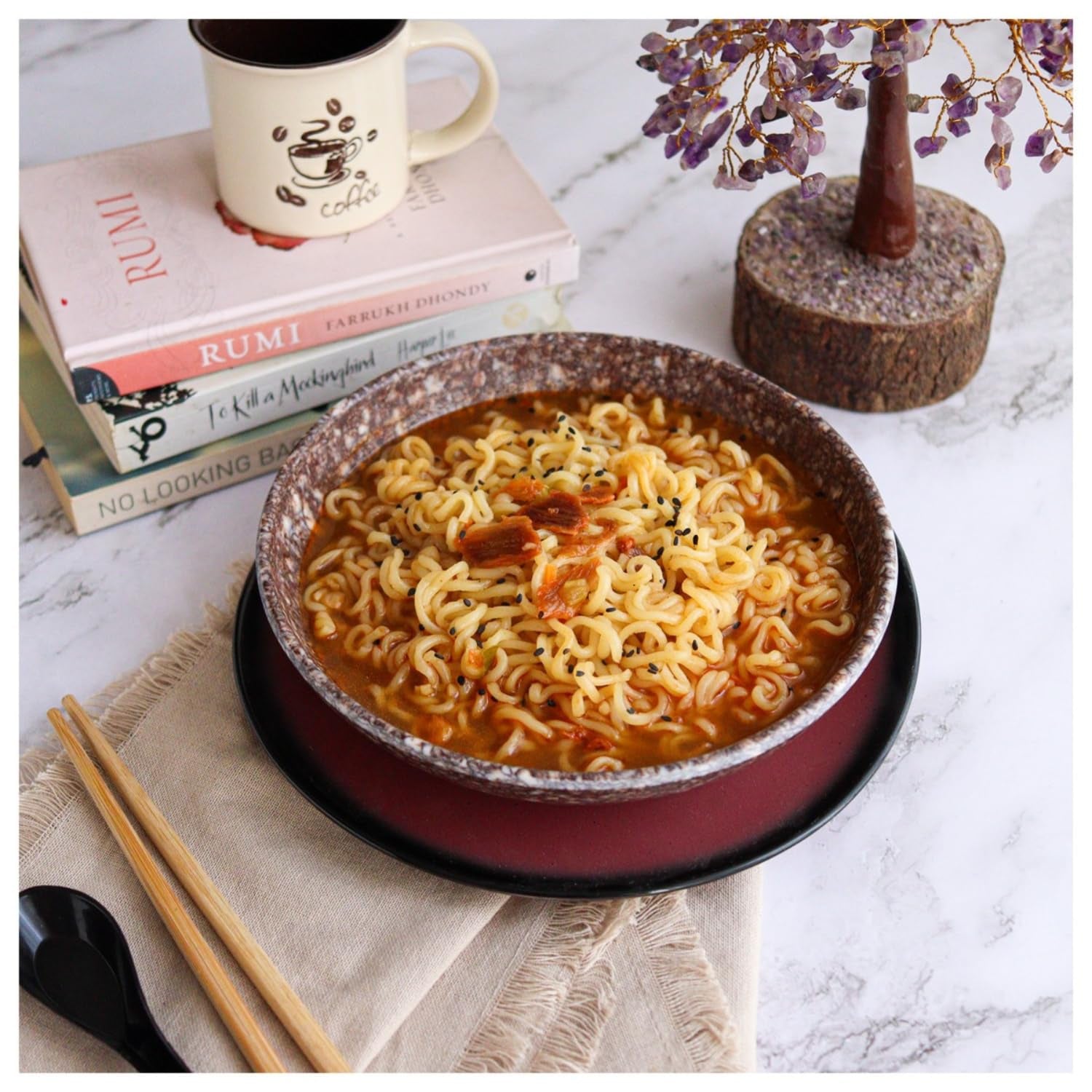 NONGSHIM - Nouilles épicées instantanées Shin Red - 6 X 120 GR - Multi Pack