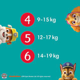 Couches Pampers Paw Patrol Pants taille 5 (12-17Kg) Baby-Dry, Junior avec poche Stop and Protect, BOITE MENSUEL, 160 couches Naty Shop