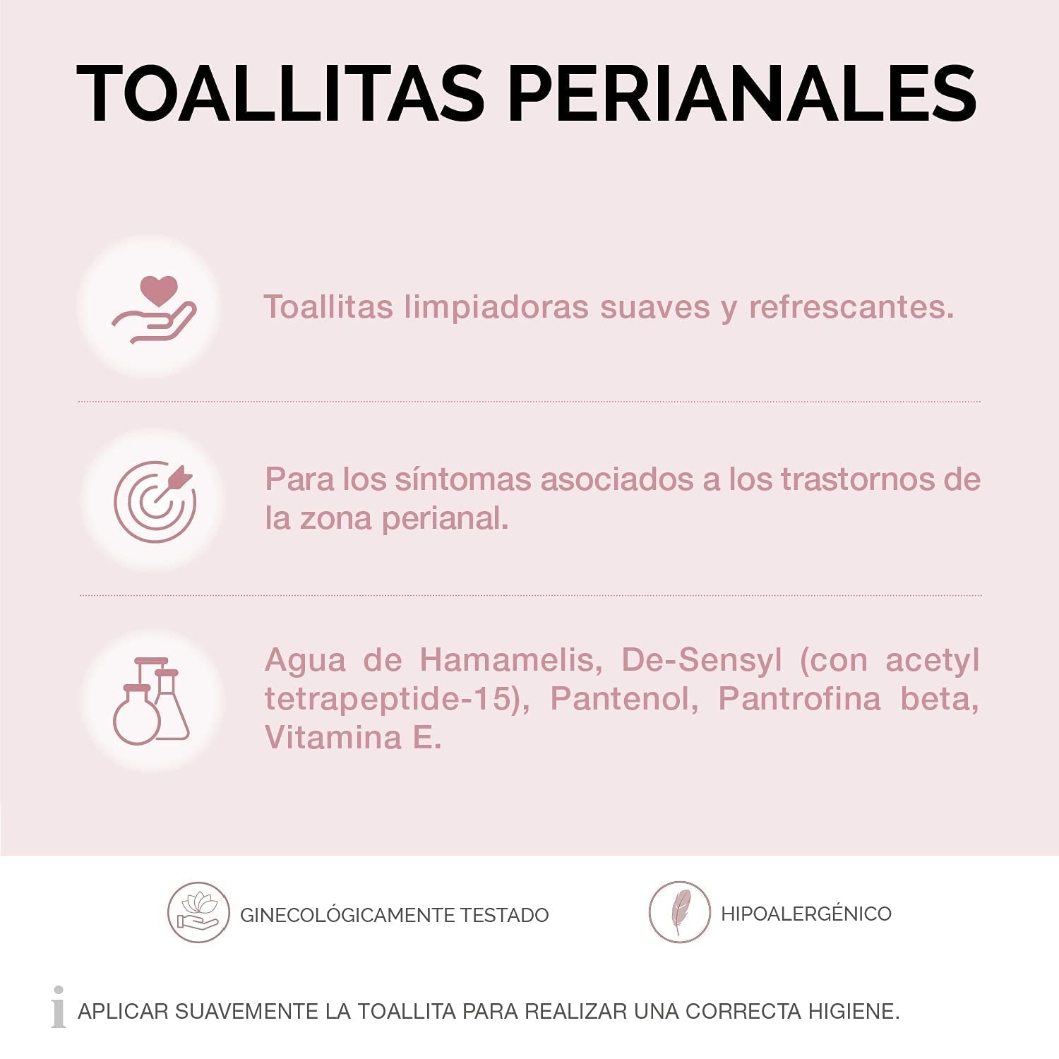 Lab - Lingettes périanales, Lingettes nettoyantes humides pour l'hygiène périanale, Provitamine B5, hydratantes, hypoallergéniques, sans paraben ni alcool, testées dermatologiquement - 15 pièces