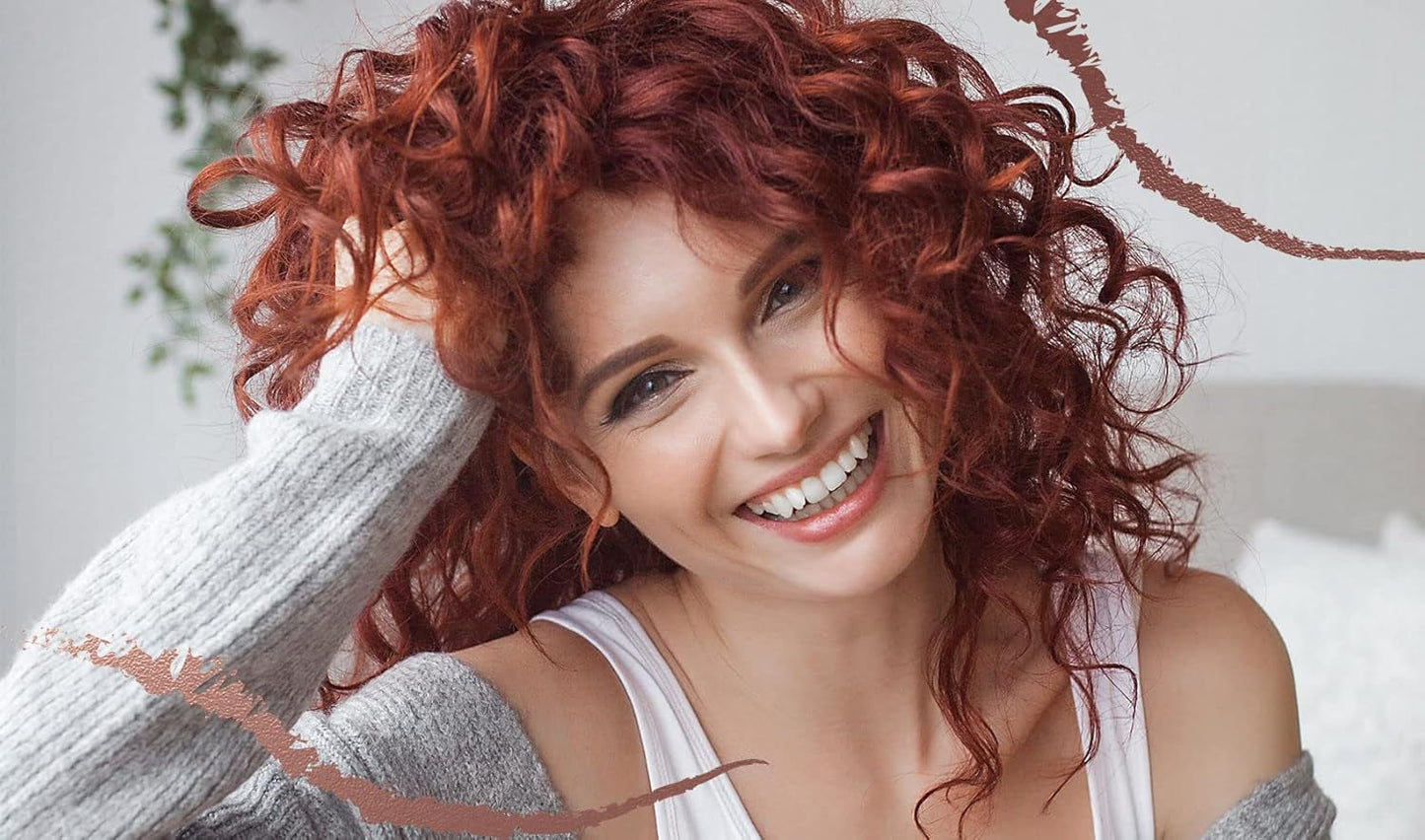 VEGAIROA - Curly Plex Mask - Masque pour boucles définies sans frisottis - Soin hydratant en profondeur - Pour cheveux bouclés ou ondulés - Produit de coiffure professionnel vegan - Masque Capillaire Naty Shop 300ml