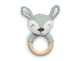Jollein 101-001-67008 Anneau de dentition en caoutchouc naturel Ours en peluche Biscuit