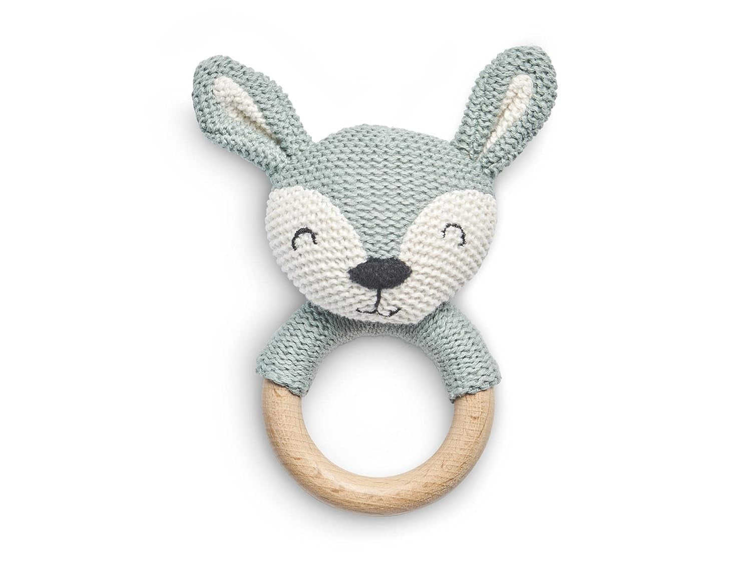 Jollein 101-001-67008 Anneau de dentition en caoutchouc naturel Ours en peluche Biscuit