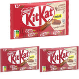 Nestlé Mini barres de chocolat gaufrettes croustillantes au chocolat au lait paquet de 3 (1 x 217 g)