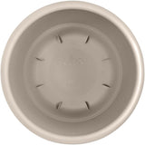 elho Amiga Round 47 - Pots de fleurs intérieurs et extérieurs - 100% plastique recyclé - Ø 47,0 x H 35,3 cm - Beige/Beige Champignon