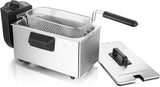 Friteuse à huile Emerio 3,0L avec technologie Cold Zone, 2000 W Électroménager Naty Shop
